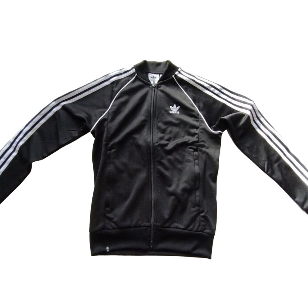 Adidas Adicolor Classics Mens Size S Track Jacket Black White